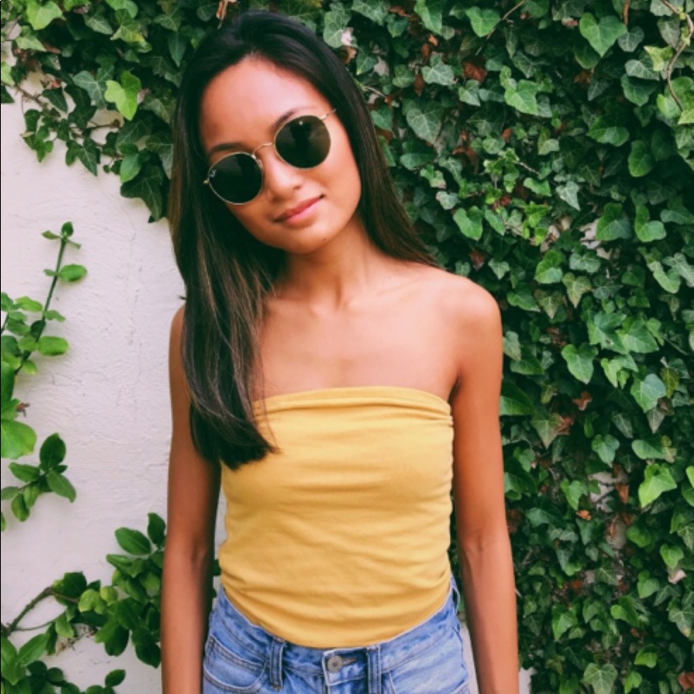 worn ONCE brandy Melville Tube Top